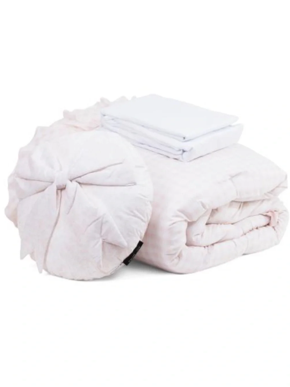 Rachel Zoe Pink Ruffle Gingham Comforter Set